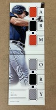 2016 NATIONAL TREASURES ARMORY 6 PATCH #AMB-AR AJ REED #D 71/99 (PLAYER WORN)