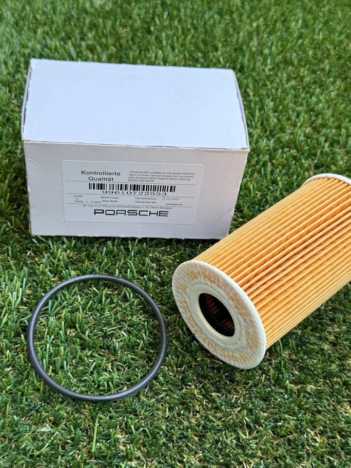 Nuevo filtro de aceite genuino Porsche con lavadora aplastante Boxster Cayman Carrera 97-08 Foto 2 de 4