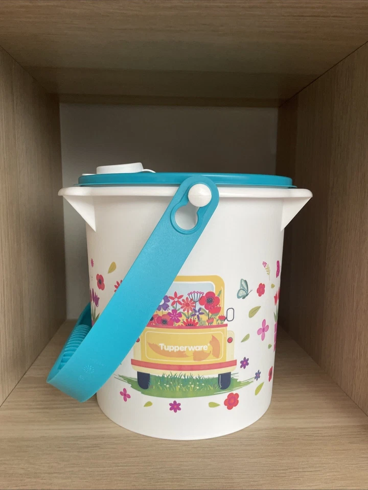 Tupperware Eimer Dose Bunt 5 L Tragegriff Auto Neu  - Bild 4 von 4