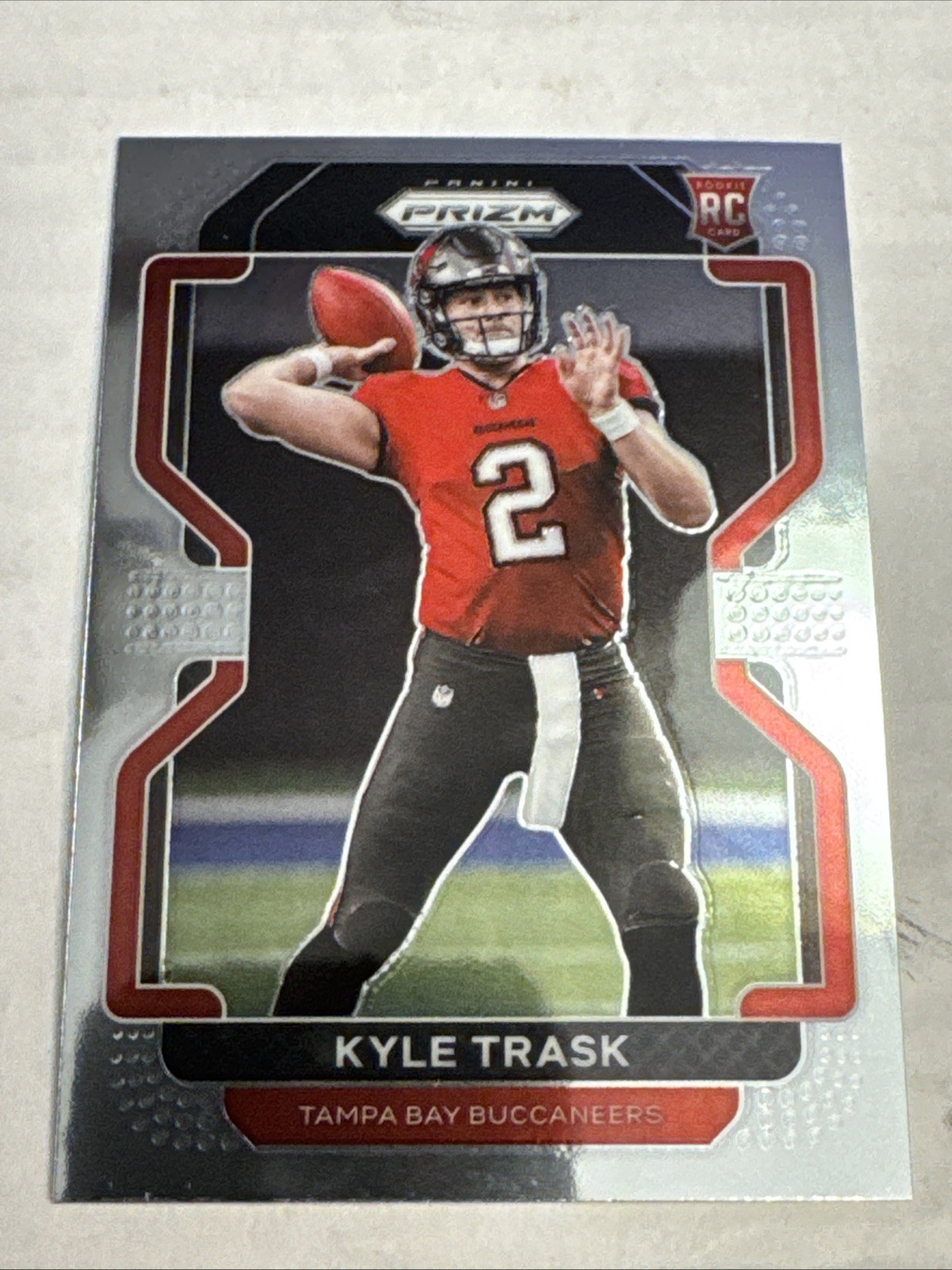 2021 Panini Prizm - Rookie Kyle Trask #339 Silver Prizm RC Tampa Bay Buccaneers
