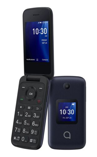 Teléfono abatible TCL GO FLIP 2.8"" 4058W 8 GB 4G LTE T-Mobile + GSM desbloqueado caja abierta - Imagen 1 de 3