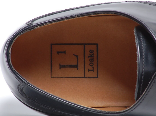 Zapatos Derby Loake Negro Alto Brillo: `251B` Reino Unido 7.5 G EE. UU. 8.5 UE 41.5 - Imagen 10 de 11