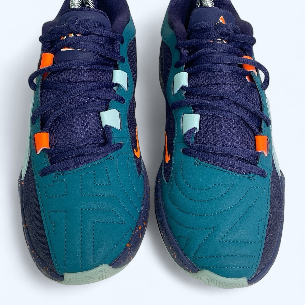 Nike Zoom Freak 5 Geode Teal/Jade Ice-Purple Ink Sneakers Men's Sz