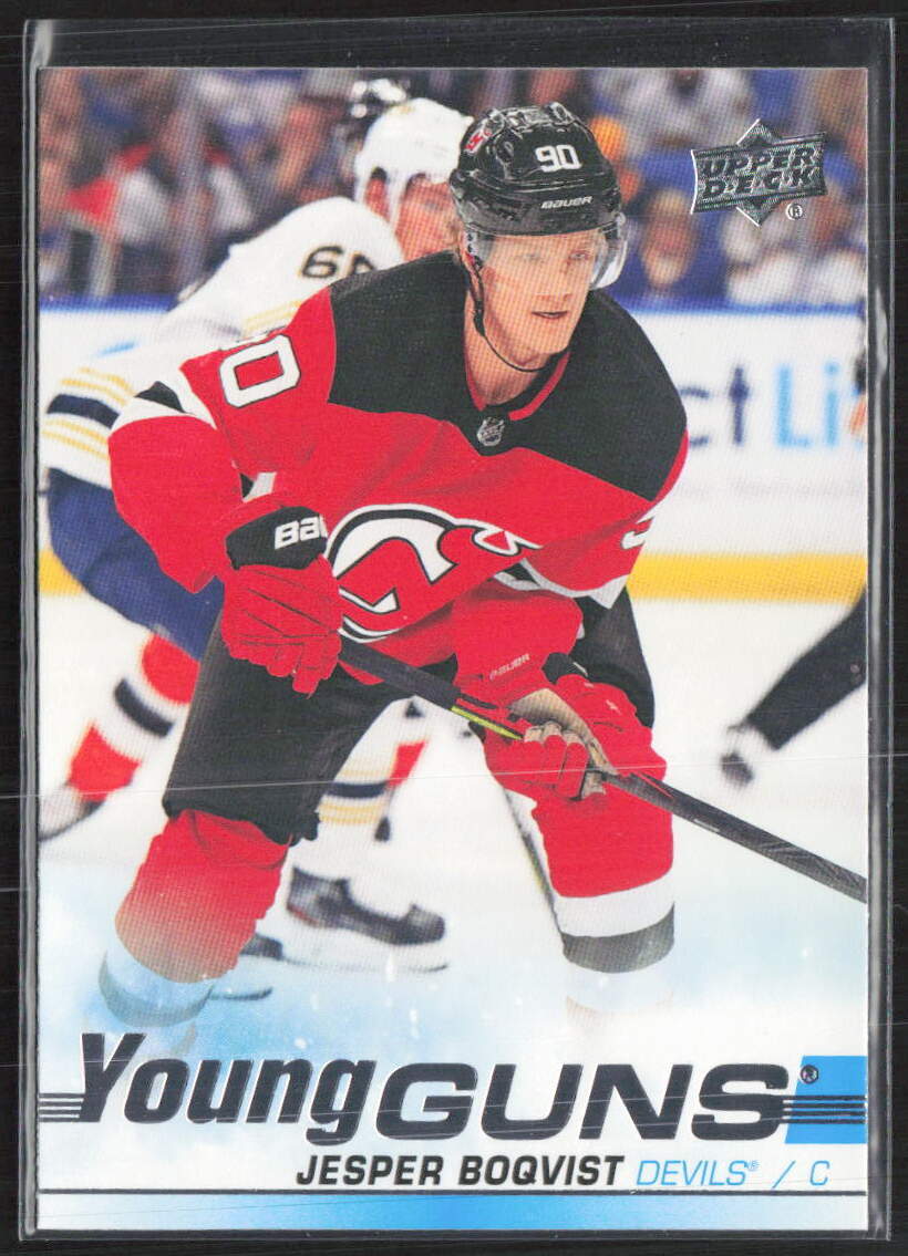2019-20 Upper Deck #233 Jesper Boqvist Young Guns Rookie RC