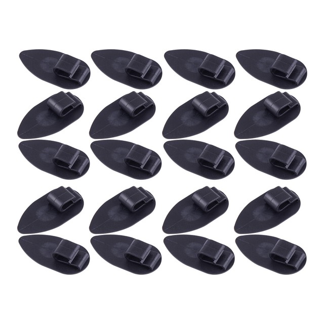 20pc Black Plastic Car Floor Trunk Carpet Liner Mat Retainer Clip Accessories eBay