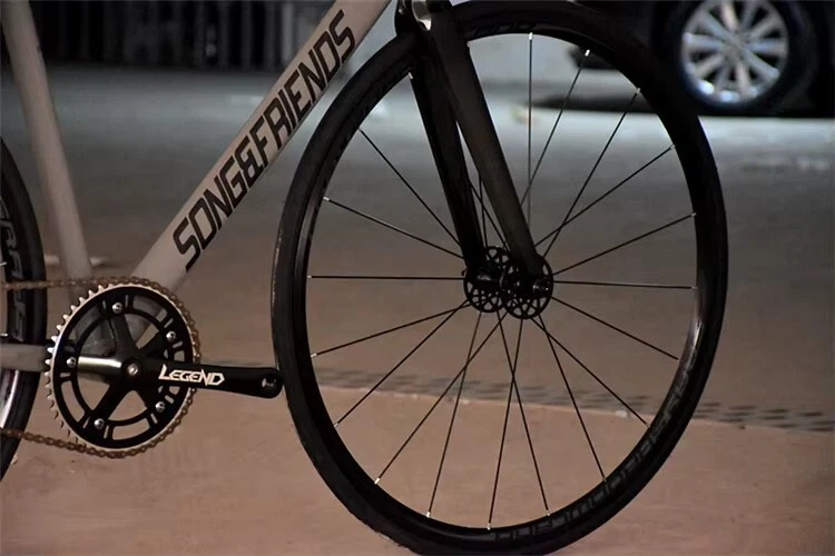 Cycling Fixed Gear Bike Single Speed Bicycle Carbon Fiber Fork 700C Wheels New - Image 3 of 4