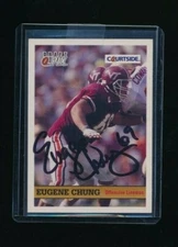 1992 Courtside Draft Pix #20 Eugene Chung Virginia T Patriots signed autograph