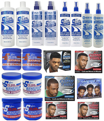 Luster's S-Curl Texturierer | Kein Tropflockenaktivator | Spray | Pomade | Sets Full Range