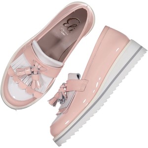 pink patent loafers