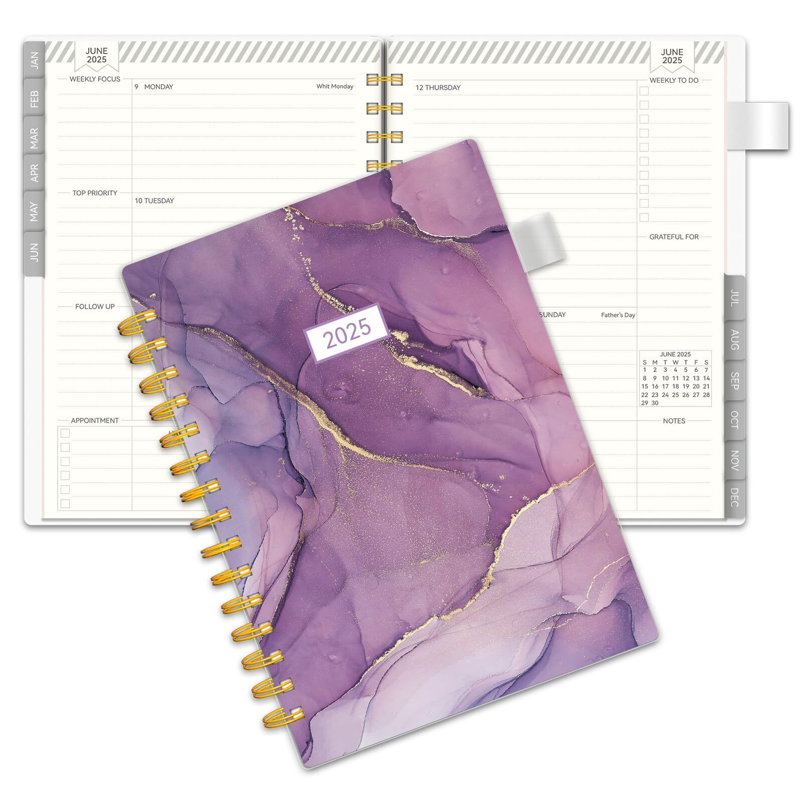 Planner 2025 -Weekly and Monthly Planner AIMPEAK 2025 Weekly Planner with Tab...