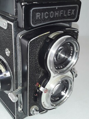 1957 JAPAN RIKEN RICOHFLEX DIA L 80mm F/3.5 1:3.5 6X6 TLR 120 FILM