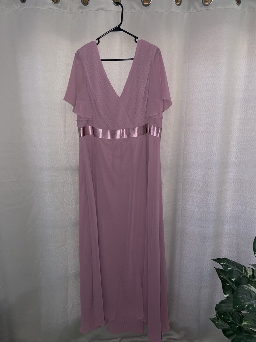 how to alter a bridesmaid dress that is too long Royal Blue Chiffon Short Sleeve Wrap V-Neck Front Slit Maxi Dress –  PinkBlush