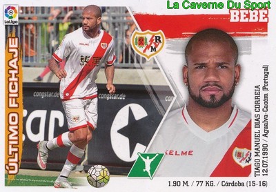 15 Bebe Portugal Espana Rayo Vallecano Nuevos Fichajes Sticker Panini Liga 16 Ebay