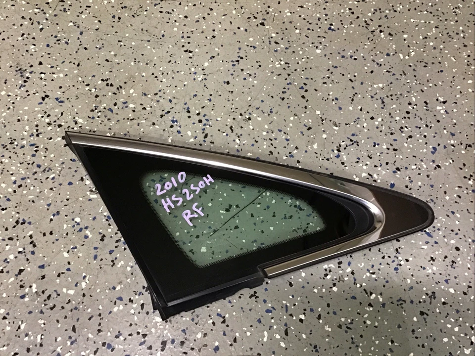 LEXUS HS250H 2010-2012 PASAJERO DELANTERO DERECHO VENTANA FIJA CRISTAL OEM Foto 3 de 4