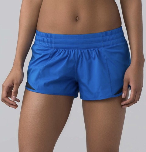 blue lululemon hotty hot shorts