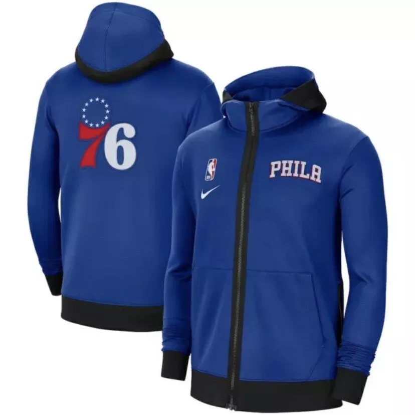 Sixers warm up 2025 jacket nike
