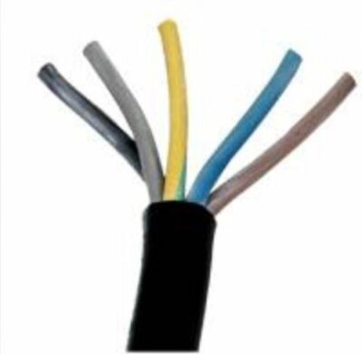 10 mm x 5-adrig Gummikabel Flex H07RN-F H07RNF Heavy Duty Flex 