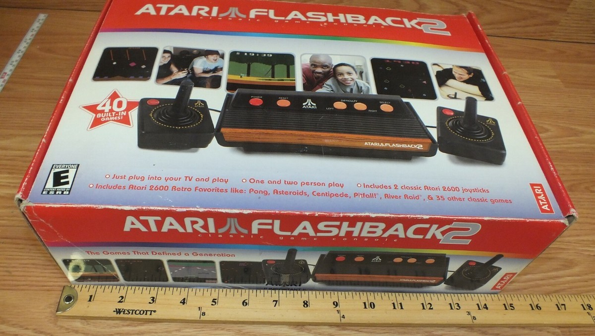 Atari Flashback 2 Black Plug & Play TV Game Console (NTSC