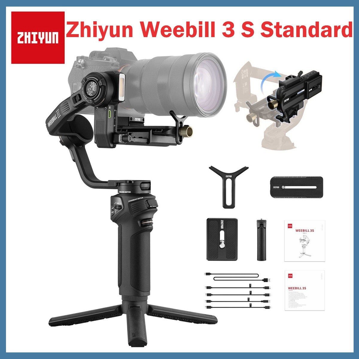 Zhiyun Weebill 3 S Standard Gimbal Stabilizer 3-Axis Handheld 
