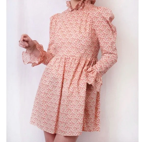 UNDERCOVER Batsheva vs Liberty mini abito prateria floreale 10