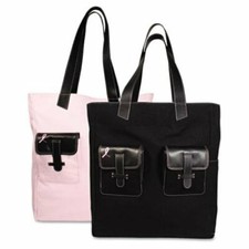 Day-Timer Pink Ribbon Canvas Tote Reversible 48479