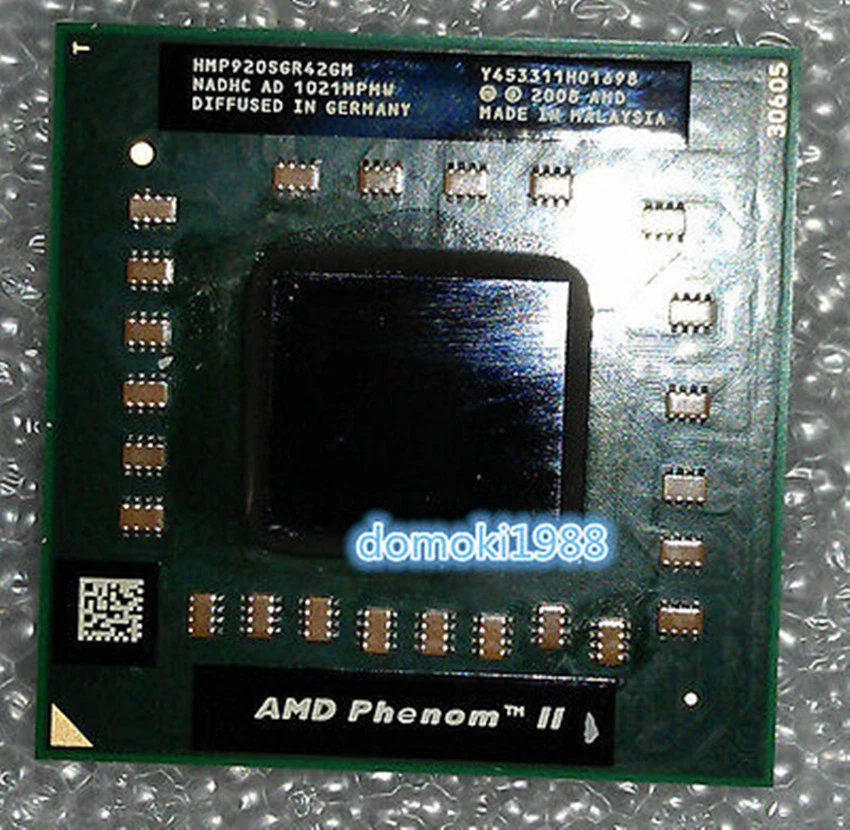 AMD Phenom II Quad-Core N930 N950 N970 Socket S1 Laptop CPU - Image 4 of 4