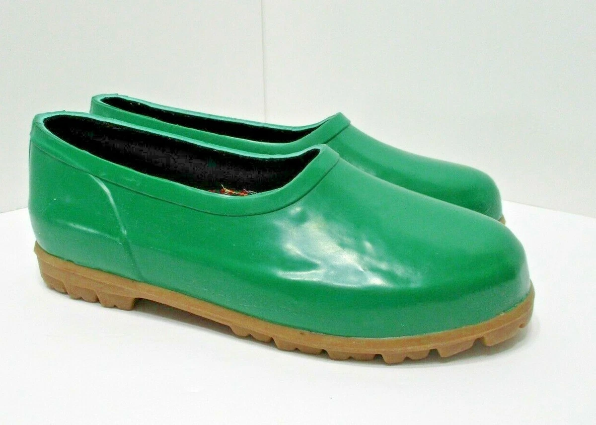 Green rubber best sale shoes