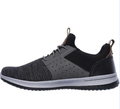 Skechers Men's Classic Fit Delson-Camden Sneakers - Black, 8 | eBay