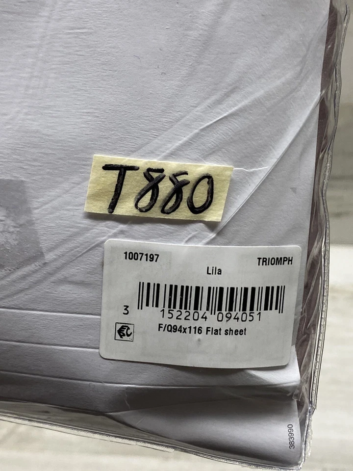 Yves Delorme Triomph Lila King плоский лист новый - Изображение 4 из 4