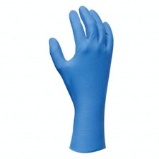 Image of SHOWA 708 x24 AMBIDEXTROUS NITRILE CHEMICAL PROTECTION GLOVES SIZE 11 12 NEW