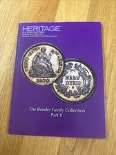 Heritage U.  S. Coin Auction The Bender Family Collection Part 1