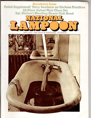 NATIONAL LAMPOON Magazine November 1972 Jeff Jones Idyl, Frank Springer comics
