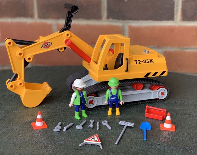 playmobil digger excavator 3001