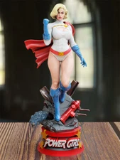 1/4 1/6 Power Girl 3D Print Garage Kit Figure Model Kit Unpainted Unassembled GK