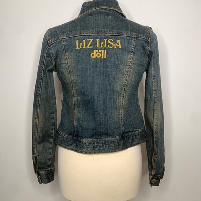 Liz Lisa Doll Denim Jacket Gyaru Kawaii Lolita Short Long Liz Lisa Doll Denim Jacket Gyaru Kawaii Lolita Short Long