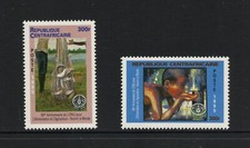 H885 Afrique Centrale 1996 F.A.O. Erreurs De Valeur - RARE! 2v. MNH