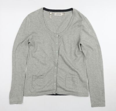 Sophie Chadwick graue Damenstrickjacke Größe 10