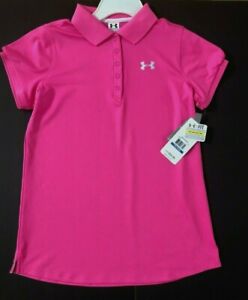 girls under armour polo