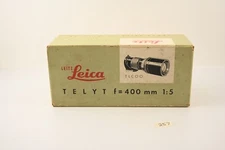 Leica Leitz 1958 Telyt 400mm F/5  II TLCOO Visoflex  Lens