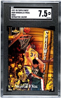 1997-98 TOPPS FINEST #329 SHAQUILLE O