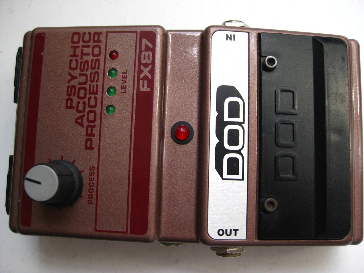Vintage DOD FX87 Psycho Acoustic Processor Guitar Effect Pedal USA