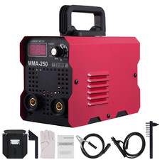 250A 350 Weld Aluminum Welder ARC MMA Stick Welding Machine with Gloves Mask