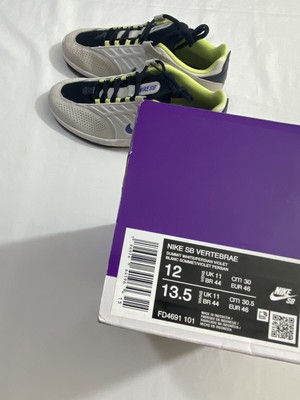 New Mens Size 12 White Violet Nike SB Vertebrae Skateboarding Shoes FD4691 101 New Mens Size 12 White Violet Nike SB Vertebrae  main image 2