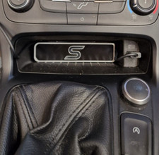 Coin Tray backing and cable hide for ford focus mk3.5 zetecs zs zetec silver