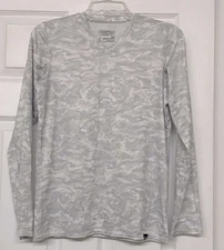 Patagonia Capilene Base layer V Neck Top Gray Sz S