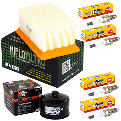 Wartung Ölfilter Luftfilter Set Zündkerzen für BMW R 1200 NineT Nine T 2013-2020