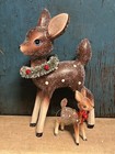Grubby Primitive Rustic Christmas SNOWMAN w Red Black Flannel Overalls Doll — photo 9