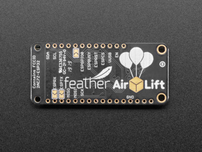 FeatherWing Airlift Adafruit ESP32 Pour WiFi/WLAN - Coprocesseur Pour Cartes Feather, Neuf
