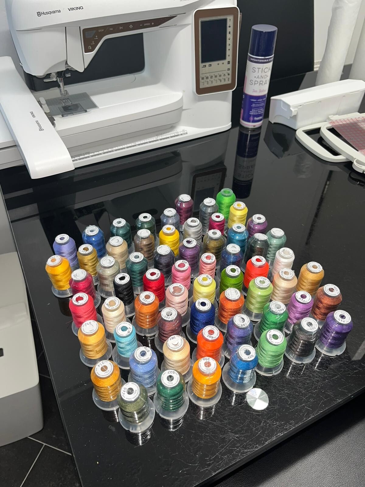 Husqvarna Viking Designer Topaz 40 embroidery machine & accessories eBay