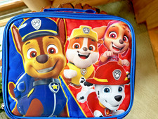 Paw Patrol Insulated LunchBox Lunch Tote Bag Blue/Red
